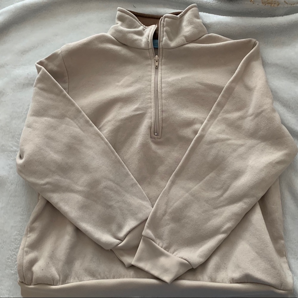 Quarter zip sweater
